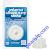 Universal Silicone Pump Sleeve Clear Cal Exotic 