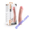Blush Dr. Skin Dr. Steve Silicone 7'' Vibrating Dildo Beige Smooth