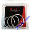 Rouge Stainless Steel 3 Piece Cock Ring Set
