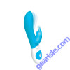 The Rotating Rabbit Rechargeable Silicone Vibe Waterproof Blue