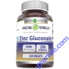 Zinc Gluconate 50mg 250 Tablets Immune Support Amazing Formulas 
