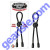 Adjustable Silicone Cock Tie Black Mack Tuff