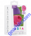 Blush Aria Flutter Tongue Vibrator Purple 4.25" Rechargeable box
