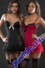 2 Piece Cheri Women's Molded Cup Babydoll with Ruffle Bottom lingerie Set 5142