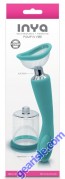 NS Inya Pump N Vibe Teal Rechargeable Dual Function Vibrator box