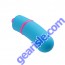 Rock Candy Jellybean Blue Curved Extra Large Bullet Blue Vibrator upside
