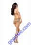 Dreamgirl 9702 Women's Sexy Exotic Leopard Bra & Flirty Garter Skirt