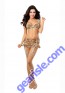 Dreamgirl 9702 Women's Sexy Exotic Leopard Bra & Flirty Garter Skirt
