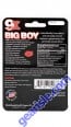 Big Boy 9X Triple Maximum Enhancement Pill for Men