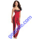 Dreamgirl 9704 Soft Stretch Sleepwear Camisole Top And Pants-Red