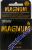 Trojan Magnum Large Size Lubricated Premium Quality Condom Black