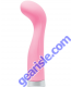 NS Luxe Darling Flexible Rechargeable Vibrator Silicone Pink solo