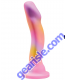 Blush Avant Sun's Out Pink Silicone Suction Cup Curved Dildo solo