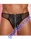 Leather Fishnet Thong 24-803