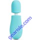 Blush Rose Petite Massage Blue Wand Vibrator Kit solo