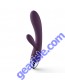 Svakom Alice Violet Rechargeable Silicone Rabbit Vibrator solo