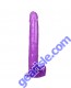 Dildo Size Queen 12" Flexible Life Like Feel CalExotics Purple solo