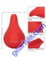 Red Hot Glow Contoured Scoop CalExotics Silicone Waterproof Vibrator details