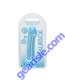 Shots Toys Dildo Non Realistic Pink 6.7" Crystal Blue Suction Cup box