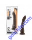 Dildo Dr. Skin Plus 9" Blush Posable Chocolate Suction Cup Base box