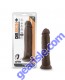 Dildo Dr. Skin Plus 9" Blush Posable Thick Chocolate box