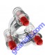 Oxballs Buzz Squeeze Ballstretcher Clear Tripple 360 Vibe red
