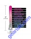 Nixie Jewel Classic Pink Ombre Glow Vibrator Waterproof Led Base sizes