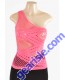 Women Seamless Single Shoulder Tank Top  AML9113 WK Apparel Lingerie