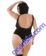 Olivia Mesh Micro Hooded Playsuit Curve P274
