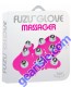 Fuzu Glove Massager Pink 360 Rotating roller balls