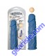 The Great Extender 1st Silicone Vibrating Sleeve 7.5 Blue