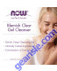 Blemish Clear Gel Cleanser 4 fl. oz. product size comparison chart
