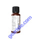 Blue Tansy Oil Blend 1 fl. oz. bottle back label