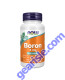 Boron 3 mg 100 Veg Capsules, front of bottle