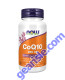 CoQ10 200 mg 60 Veg Capsules, front of bottle