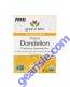 Dandelion Tea, Organic 24 Tea Bags, front of bottle