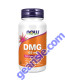 DMG 125 mg 100 Veg Capsules, front of bottle