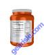 Egg White Protein, Creamy Chocolate Powder 1.5 lbs. bottle back label