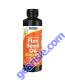 Flax Seed Oil Liquid, Organic 12 fl. oz., front of bottle