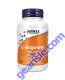L-Arginine 500 mg 100 Veg Capsules, front of bottle