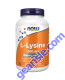 L-Lysine 500 mg 250 Veg Capsules, front of bottle