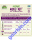 Monk Fruit Liquid, Organic 2 fl. oz. dropper size comparison chart