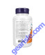 NAC 600 mg 100 Capsules Supplement Facts panel