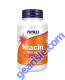 Niacin 500 mg 100 Veg Capsules, front of bottle