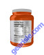 Pea Protein, Creamy Chocolate Powder 2 lbs. bottle back label