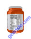 Plant Protein Complex, Creamy Vanilla Powder 2 lbs. bottle back label