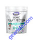 Plant Protein, Organic Creamy Chocolate Powder 1.2 lbs., front of bottle