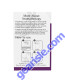 Portable USB Ultrasonic Oil Diffuser Supplement Facts panel