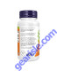Spirulina 500 mg, Organic 100 Tablets Supplement Facts panel