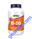 Vitamin B-50 250 Tablets, front of bottle